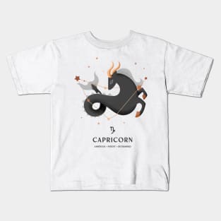 Capricorn Constellation Zodiac Series Kids T-Shirt